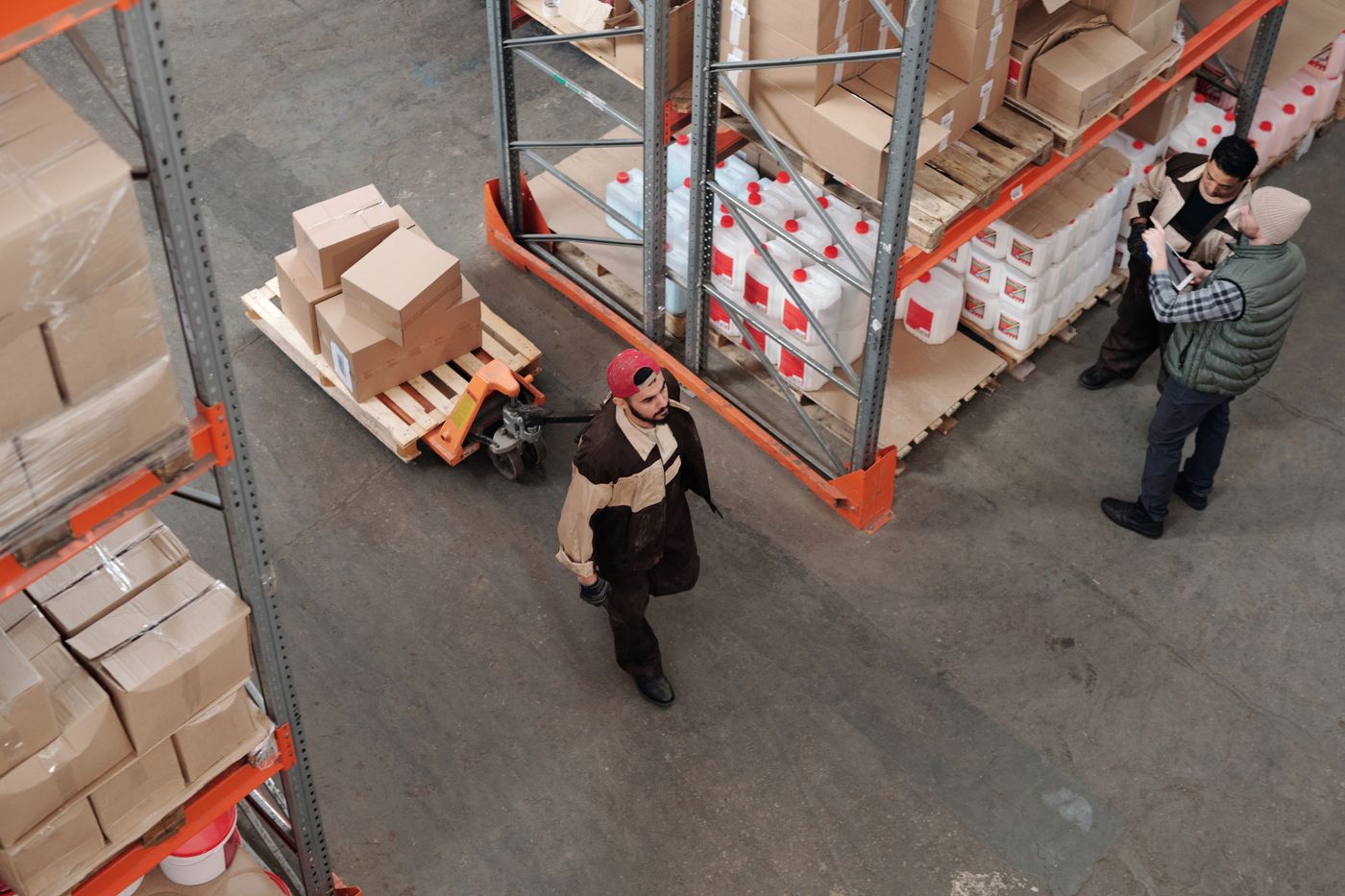 Distribution centre operations and cargo staging